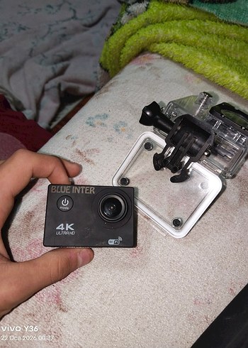 Siyah Gri Aksiyon Kamerası Su Geçirmez Kılıf - Görsel 3