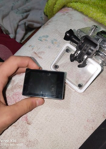 Siyah Gri Aksiyon Kamerası Su Geçirmez Kılıf - Görsel 2