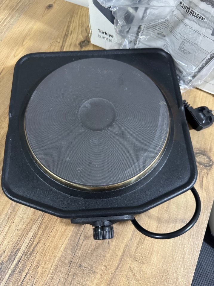 Kumtel 1500W Ayarlanabilir Termostatlı Elektrikli Ocak - Görsel 3