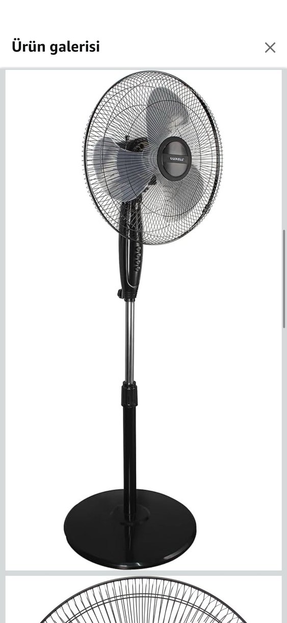 Luxell 8694740600808 Lxf-285 Vantilatör, 45W, Siyah - Görsel 2