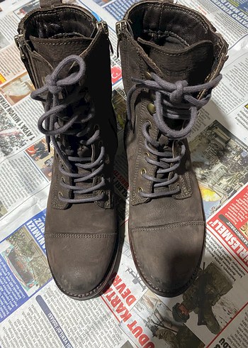 Kahverengi Tokalı Kauçuk Bot - Görsel 5