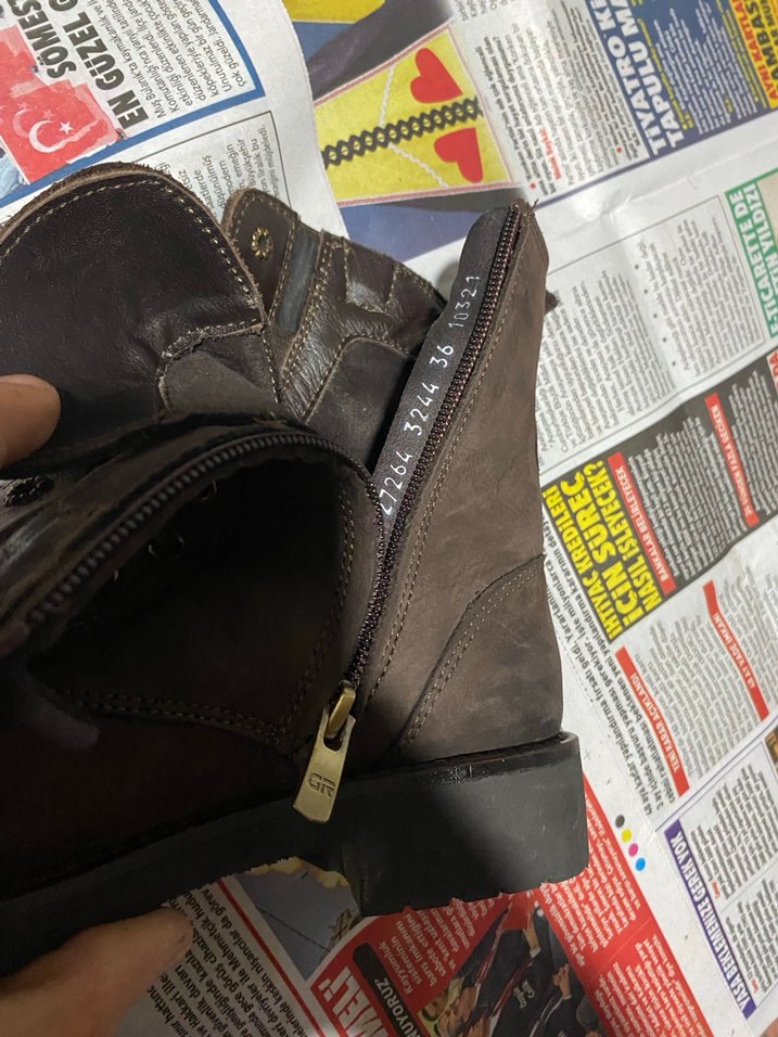 Kahverengi Tokalı Kauçuk Bot - Görsel 2