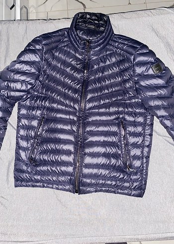 Gri Midi Erkek Şişme Mont - Görsel 2