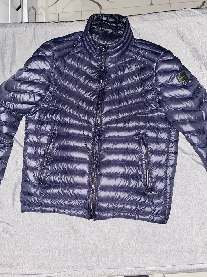 Gri Midi Erkek Şişme Mont - Görsel 2