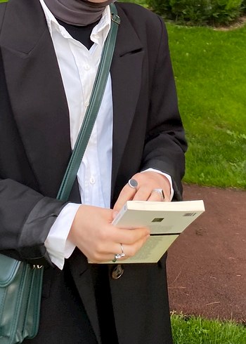 Manuka Siyah Dad Blazer Ceket - Görsel 2