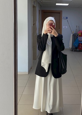 Manuka Siyah Dad Blazer Ceket - Görsel 3