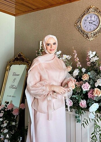 BETÜL SADAY TESETTÜR ABİYE ELBİSE