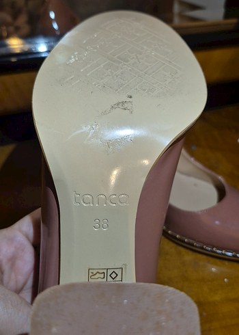 Klasik Bej Tokalı Yüksek Topuklu Stiletto Sıfır ürün - Görsel 5