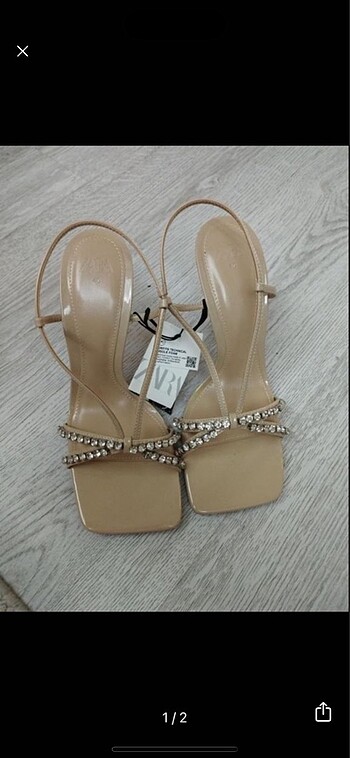 Zara ince topuklu ayakkabı