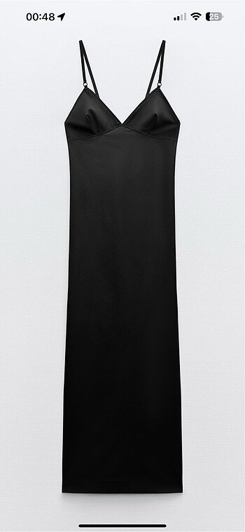 Zara midi boy elbise