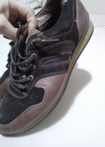 Erkek Kahverengi Süet Bağcıklı Günlük Ayakkabı - Görsel 3