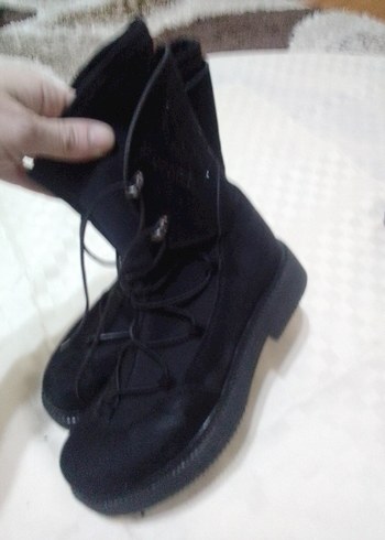 Siyah Yılan Desenli Tokalı Stiletto - Görsel 10