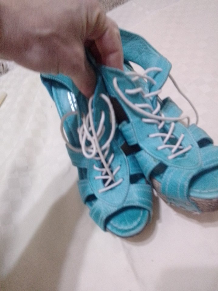 Siyah Yılan Desenli Tokalı Stiletto - Görsel 4