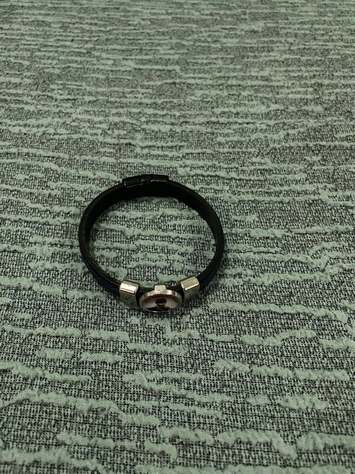 Siyah Erkek Bileklik Atatürk - Görsel 2