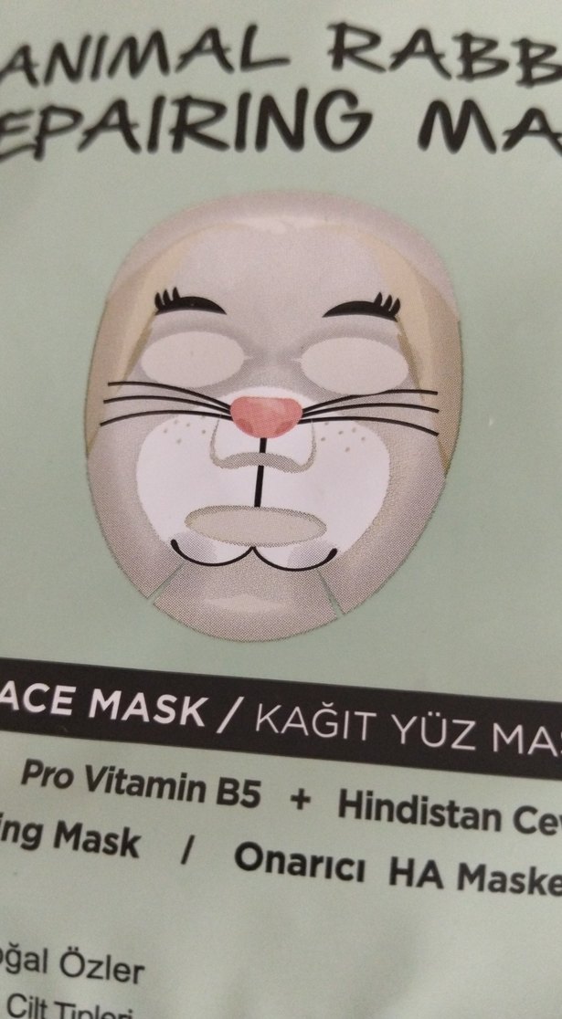 Bee Beauty Tavşan Onarıcı Kağıt Yüz Maskesi - Görsel 3