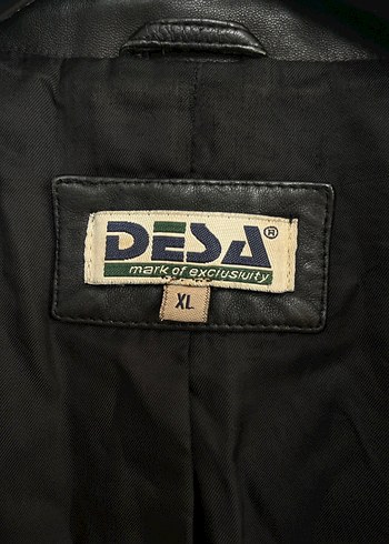 Desa Kadın Siyah Deri Ceket Notch Yaka - Görsel 3