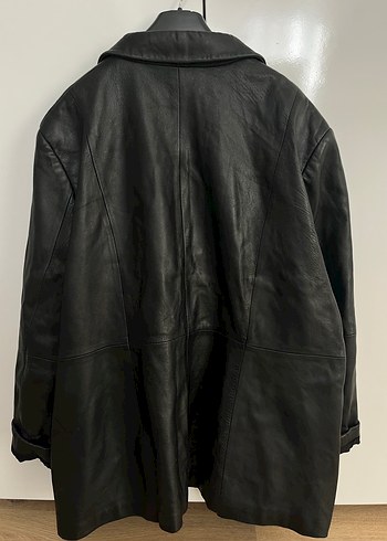 Desa Kadın Siyah Deri Ceket Notch Yaka - Görsel 4