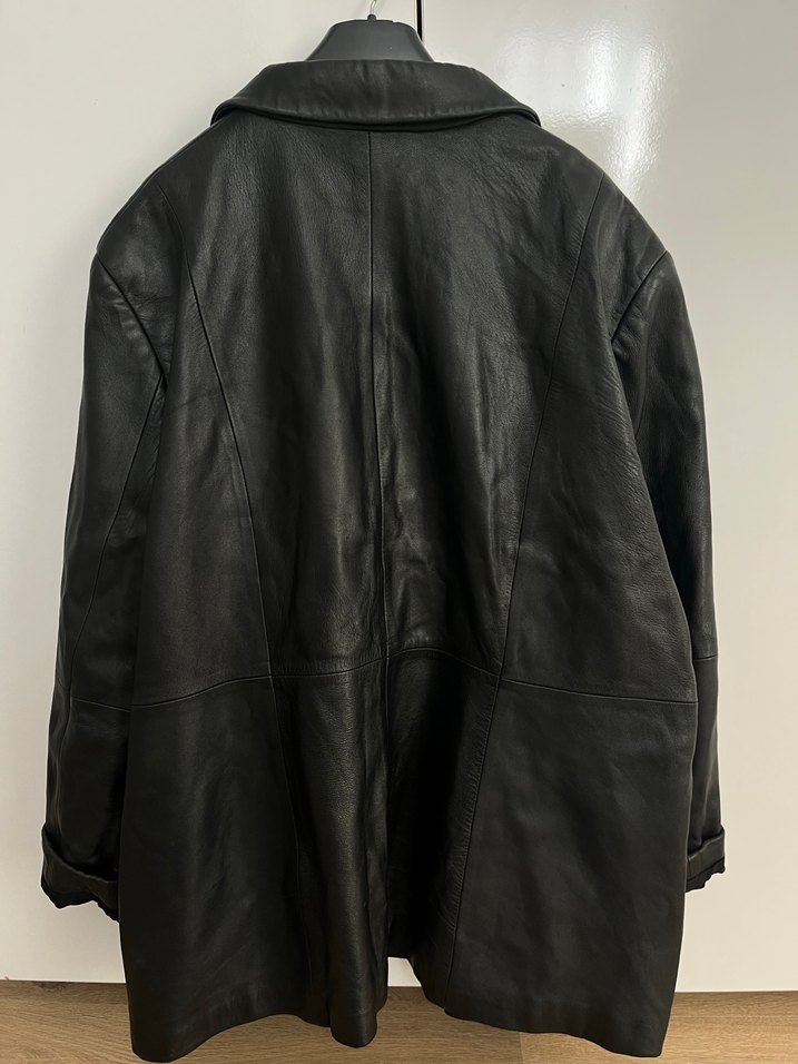 Desa Kadın Siyah Deri Ceket Notch Yaka - Görsel 4