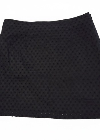 Siyah Önden Bağlamalı Fisto Etek - Görsel 3