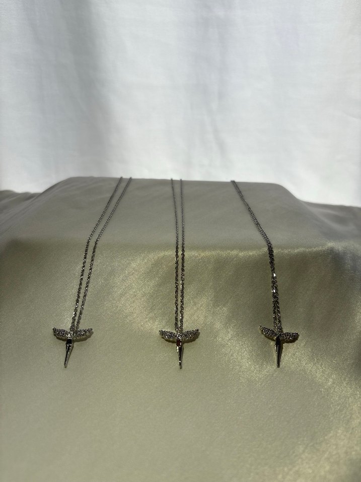 Minimalist Zincir Detaylı Uzun Kadın Kolye tekli - Görsel 3