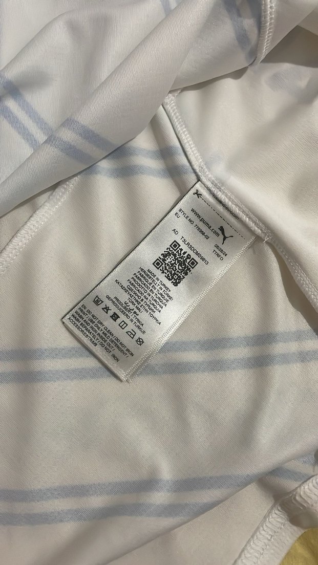 Beyaz Kısa Kollu Spor Tişört - Görsel 3