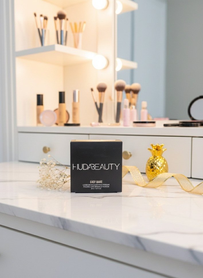 Huda Beauty Easy Bake Pudra - Görsel 5