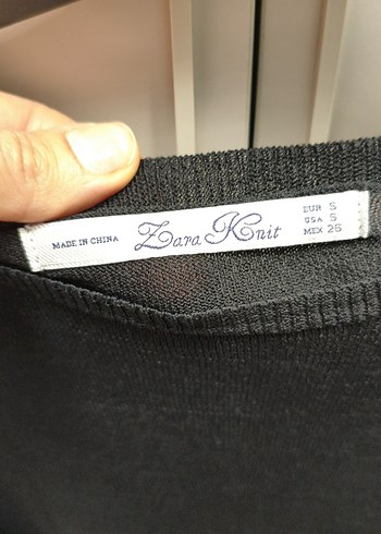 zara crop Kazak - Görsel 3