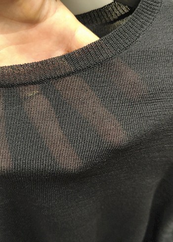 zara crop Kazak - Görsel 4