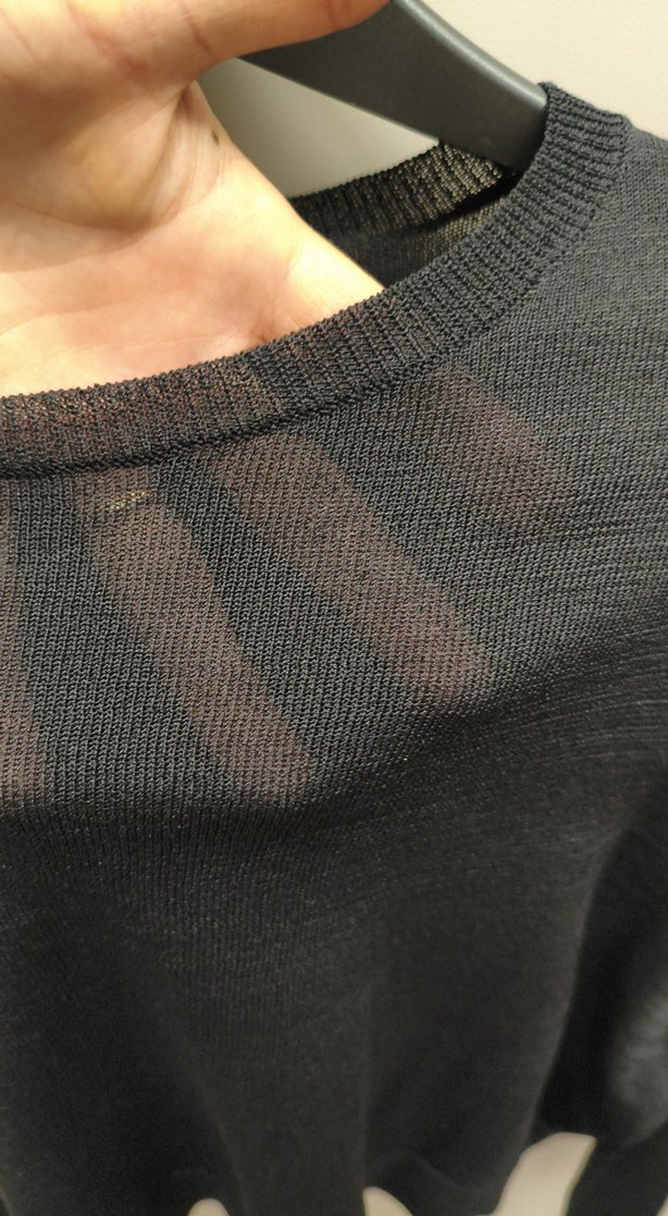 zara crop Kazak - Görsel 4