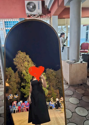 Siyah askılı elbise - Görsel 2