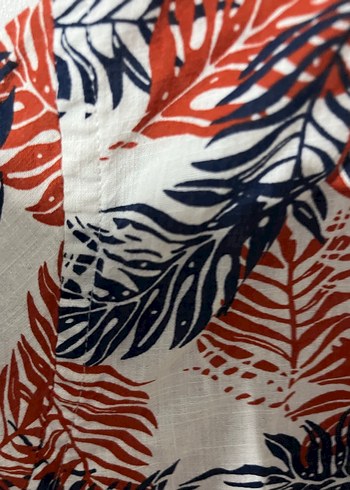 Çok Renkli Desenli Kısa Kollu Gömlek - Görsel 2