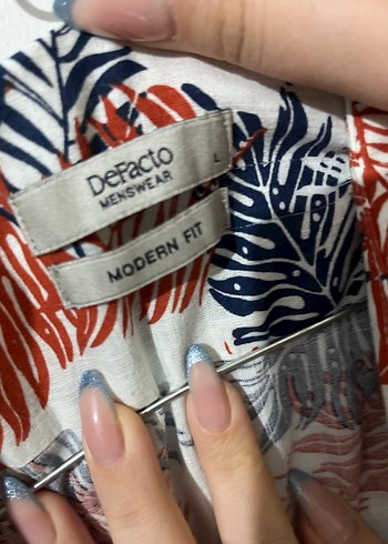 Çok Renkli Desenli Kısa Kollu Gömlek - Görsel 3