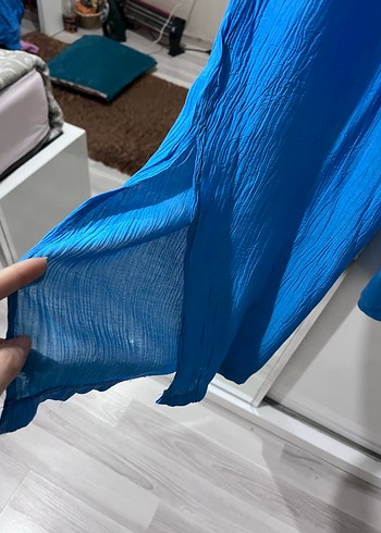 Mavi Bürümcük Kumaş Takım - Görsel 3