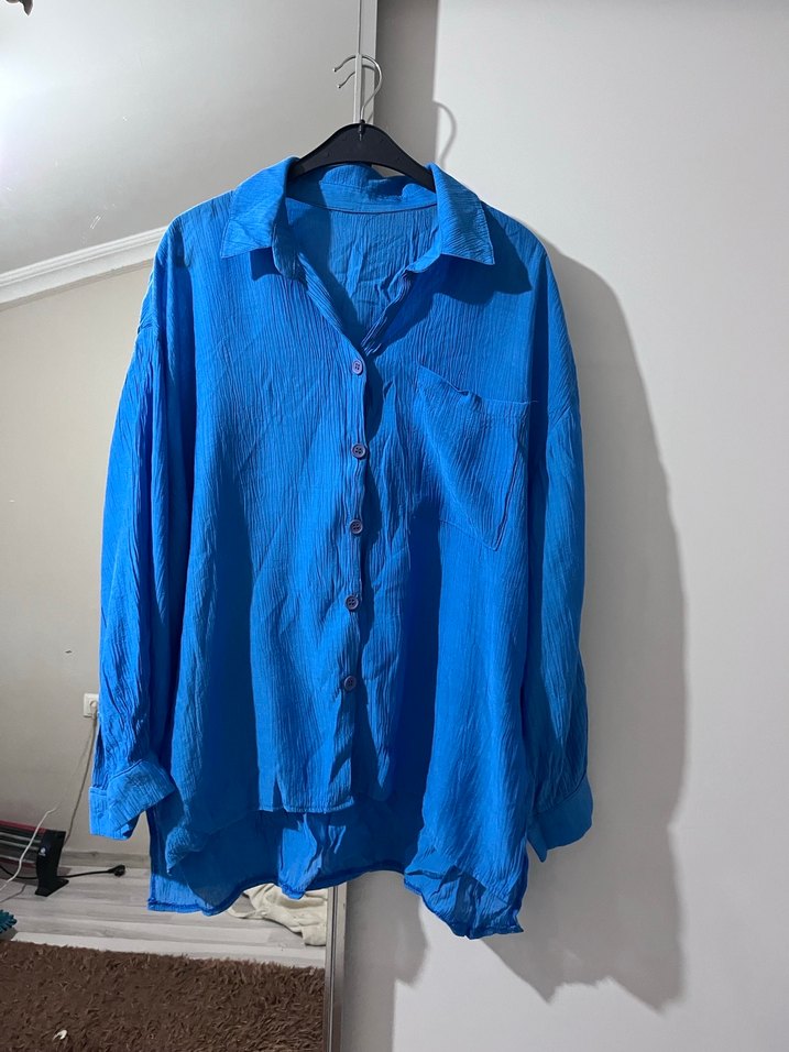 Mavi Bürümcük Kumaş Takım - Görsel 2