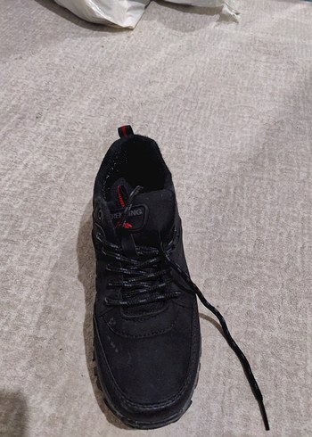 Siyah Bağcıklı Erkek Outdoor Spor Ayakkabı - Görsel 4