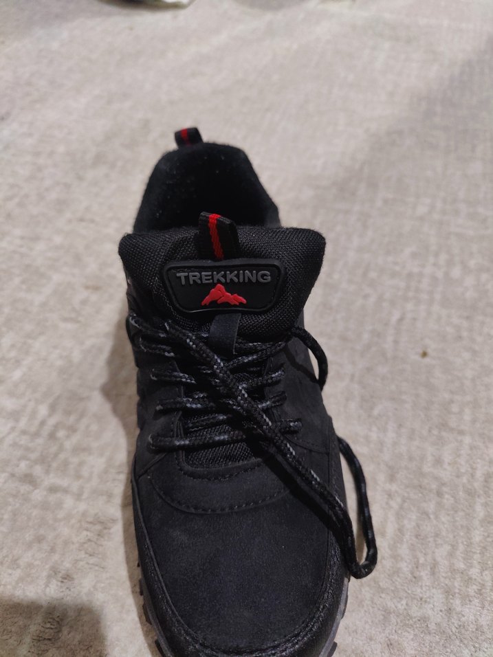 Siyah Bağcıklı Erkek Outdoor Spor Ayakkabı - Görsel 2