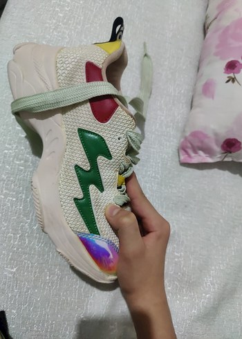 Kadın Çok Renkli Spor Ayakkabı - Görsel 3