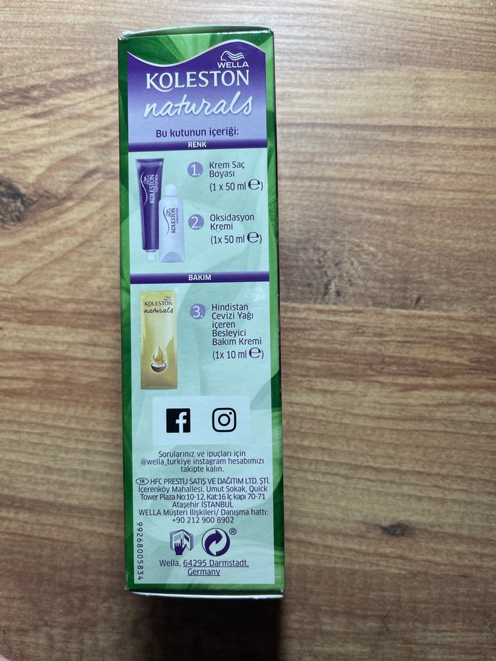 Wella Koleston Naturals 6/73 Ayışığı Kahvesi Saç Boyası - Görsel 4