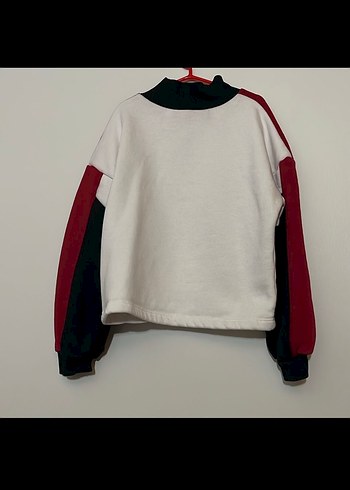Koton Kırmızı Baskılı Kız çocuk Sweatshirt - Görsel 5