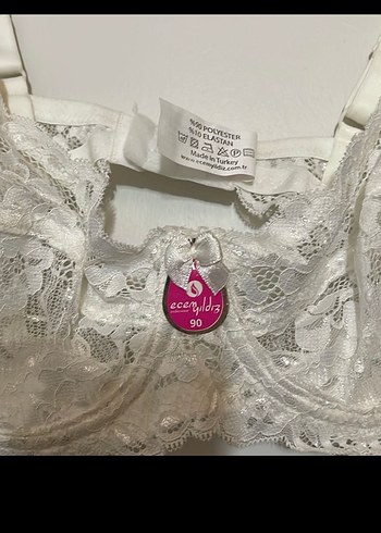 Beyaz Bohem Dantel Mini Sütyen - Görsel 2