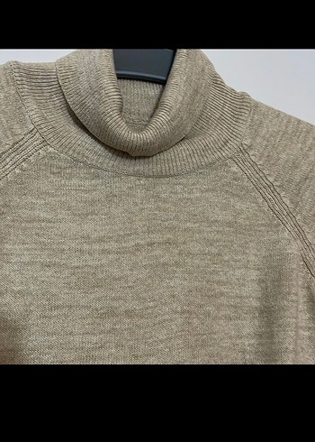 Lc waikiki Bej çocuk Boğazlı Triko Kazak - Görsel 2