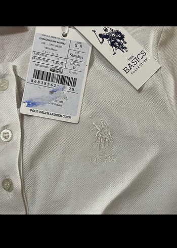 Us polo çocuk orijinal Beyaz Uzun Kollu Polo Yaka Tişört - Görsel 5