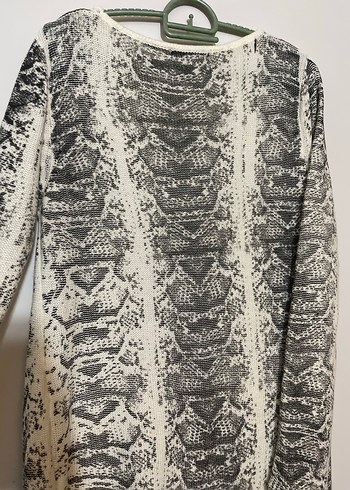 Oxygen Yılan Desenli Uzun Kollu Kadın Kazak - Görsel 4