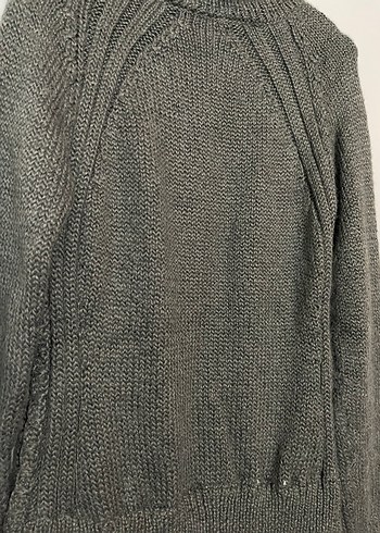 Next Gri Örgü Kadın Kazak - Görsel 4
