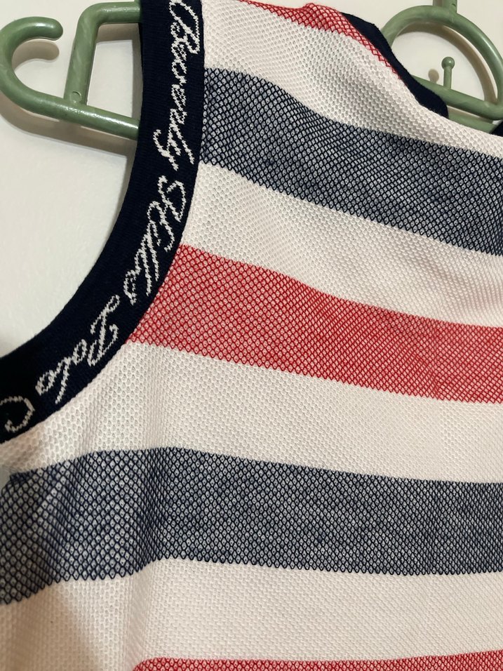 Us polo orijinal Çizgili kız Çocuk elbise - Görsel 4