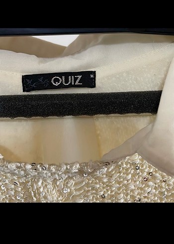 Quiz Bej Kadın Triko Kazak Uzun Kollu - Görsel 5