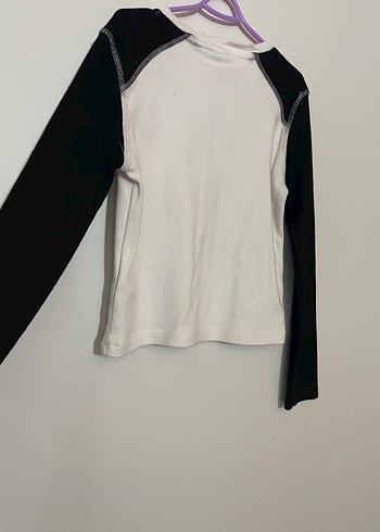 LC waikiki Kız Çocuk Uzun Kollu Pamuk Tişört - Görsel 2