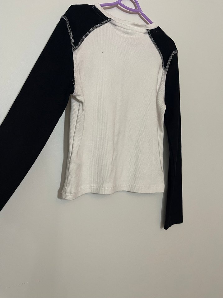 LC waikiki Kız Çocuk Uzun Kollu Pamuk Tişört - Görsel 2