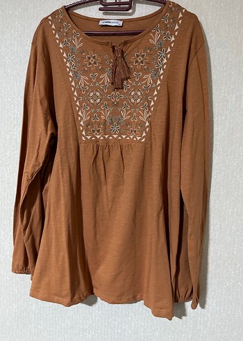 Lc waikiki Bohem Nakışlı Püsküllü Kadın Bluz - Görsel 3