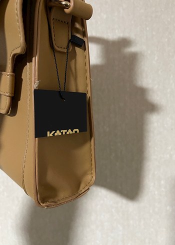 Bej Deri Tokalı Kadın Çanta - Görsel 4